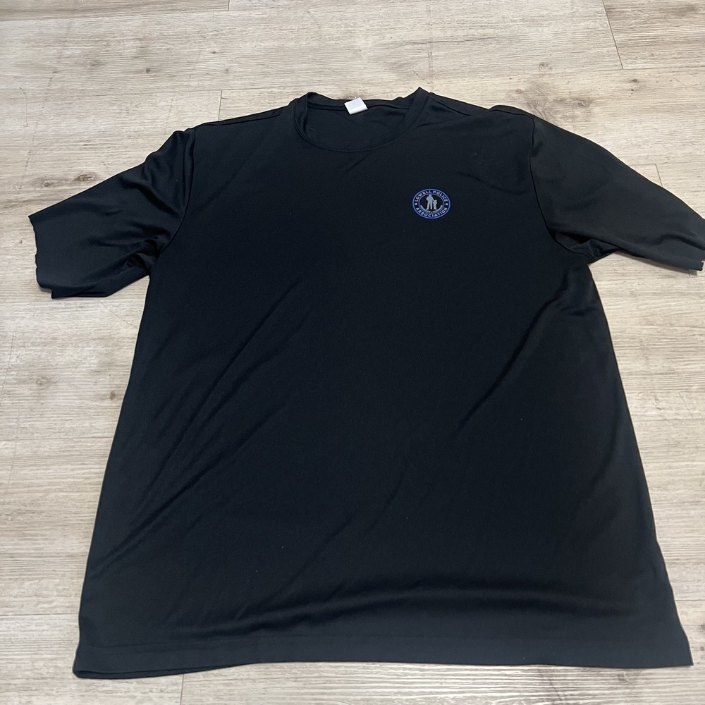 Lowell Massachusetts Police Association Shirt Black Sz XL Mens LPD Boston Nashua